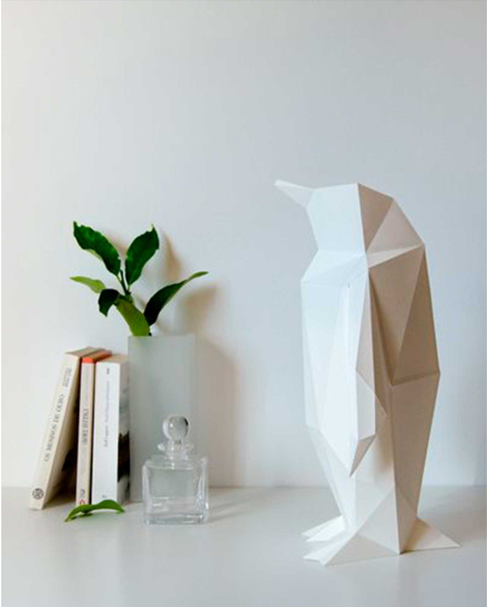 Paper lamp DIY set SMALL PENGUIN