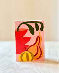 Card ORANGE PUMPKINS