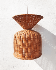 Basket lampshade