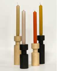 Candleholder CYLINDER  made from chestnut wood