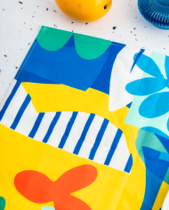 Placemat 2 pieces NAVY BLUE GARDEN