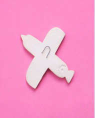 Ceramic bird PINK