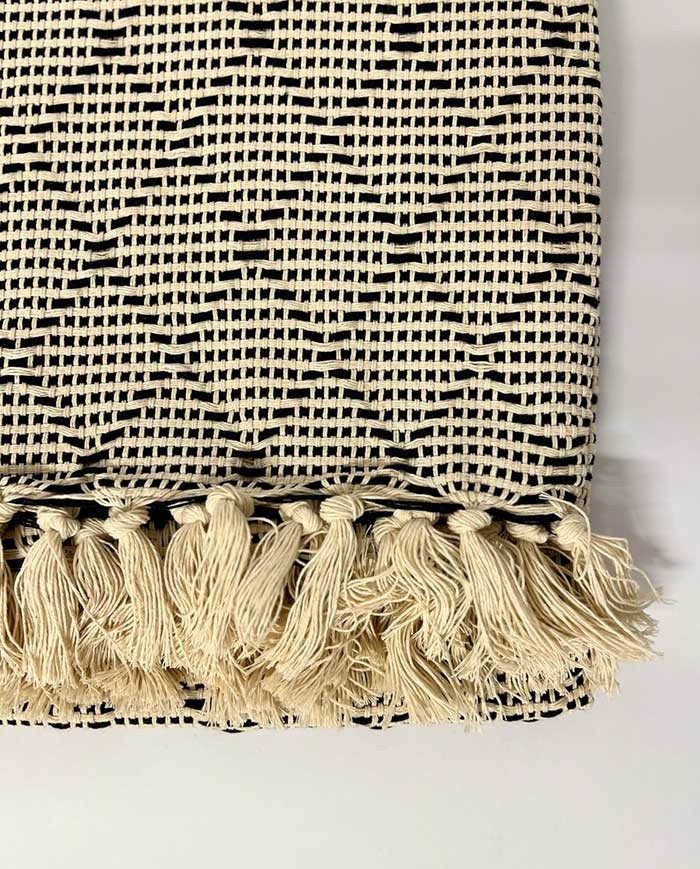 Blanket CALÇADA made of pure cotton