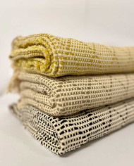 Blanket CALÇADA made of pure cotton