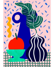 Art Print APPLE IN A BOWL