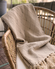 Blanket CALÇADA  made of pure cotton