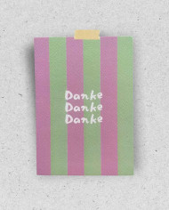Postkarte DANKE