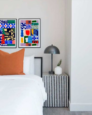 Art Print TULIPS TILE