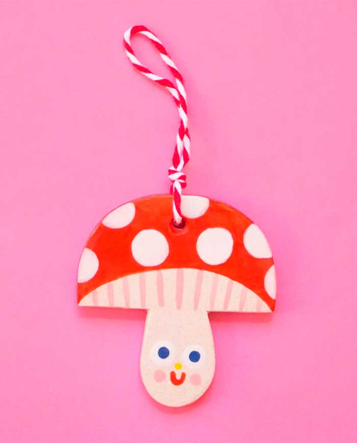 Hanging Ceramic MUSHROOM