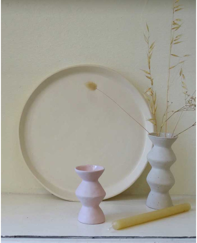 Candleholder Vase/ZIG ZAG SMALL