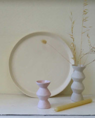 Candleholder Vase/ZIG ZAG SMALL
