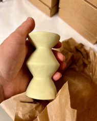 Candleholder/ Vase ZIG ZAG SMALL