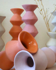 Kerzenständer/ Vase ZIG ZAG SMALL