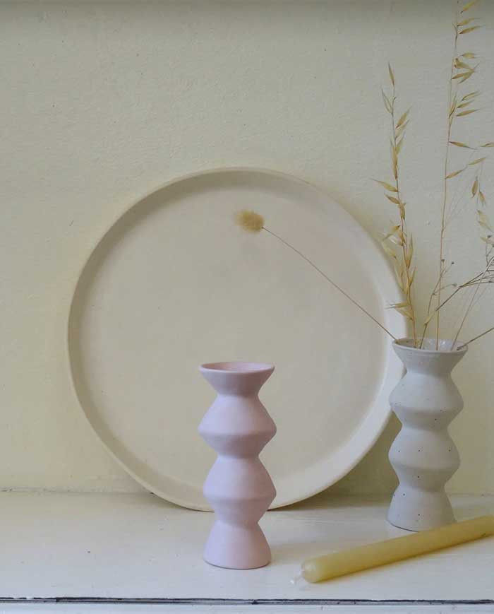 Kerzenständer/ Vase ZIG ZAG MEDIUM