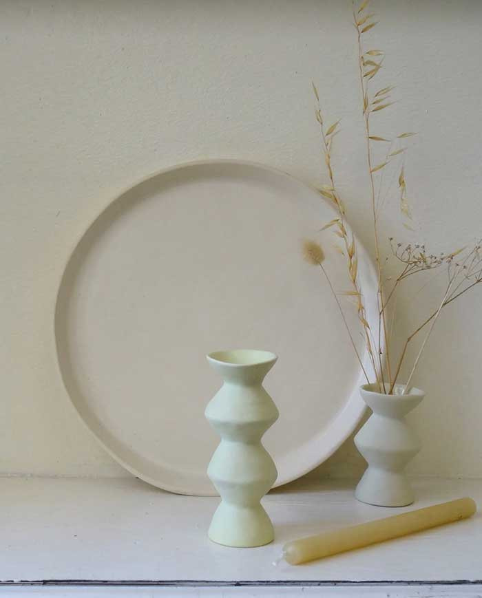 Candleholder/ Vase ZIG ZAG MEDIUM