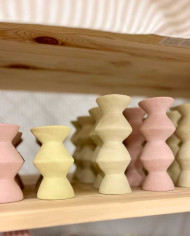 Candleholder/ Vase ZIG ZAG MEDIUM