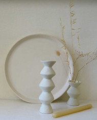 Kerzenständer/ Vase ZIG ZAG LARGE