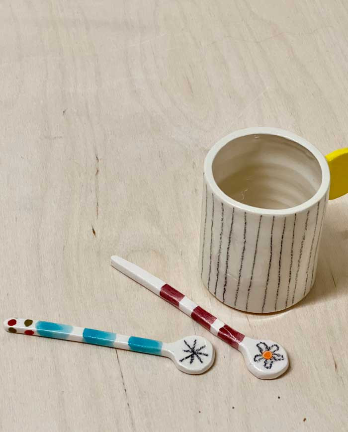 Ceramic Coffee Spoon