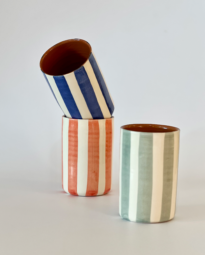 Becher VERTICAL STRIPE
