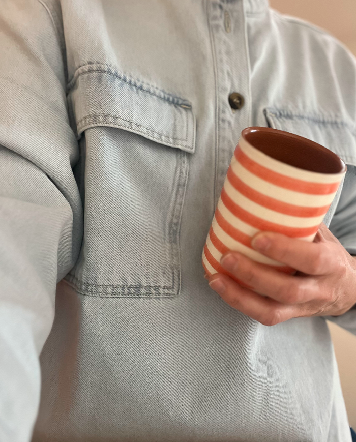 Becher STRIPE