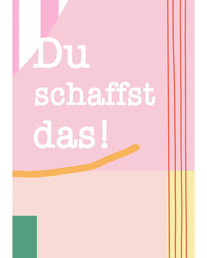 Postcard DU SCHAFFST DAS!