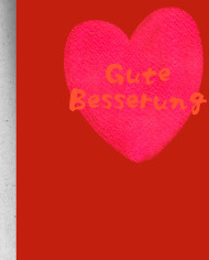 Postcard GUTE BESSERUNG