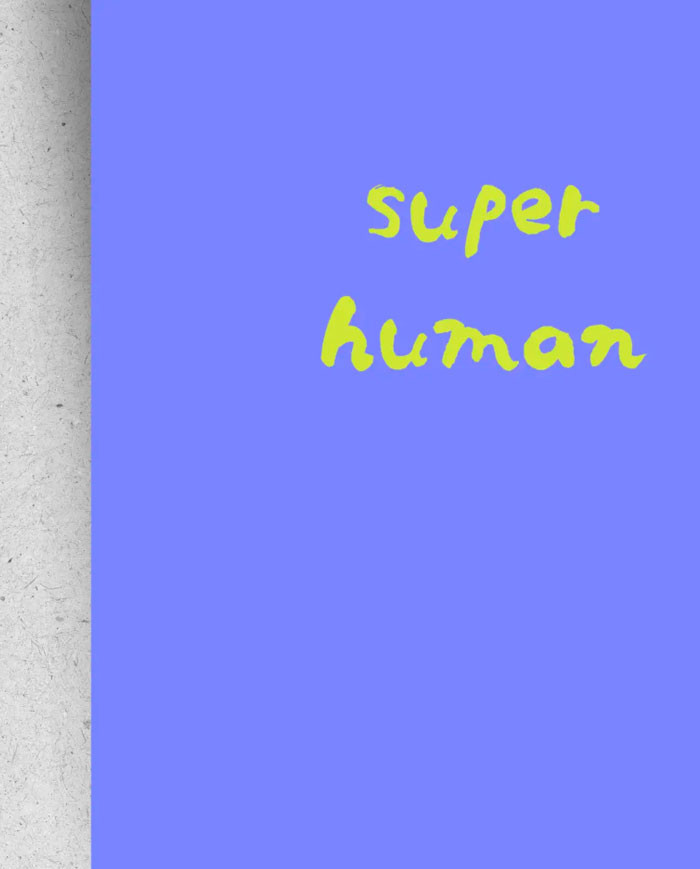 Postcard SUPER HUMAN