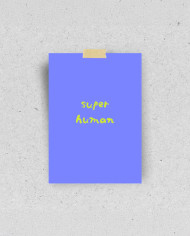 Postcard SUPER HUMAN