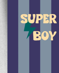 Postkarte SUPER BOY