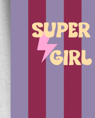 Postcard SUPER GIRL