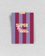 Postcard SUPER GIRL