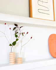 Wooden Table Vase SHORT N°2