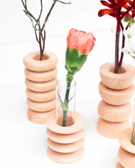 Wooden Table Vase TALL N°1