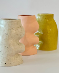 Vase FLUXO LARGE PINK