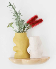 Vase FLUXO LARGE PISTACHE