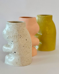Vase FLUXO GROSS PISTACHE