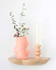 Vase FLUXO MEDIUM PINK