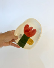 Plate EGG FLOWER
