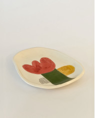 Plate EGG FLOWER