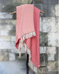 Tagesdecke BICOLOR DIAMANTE aus reiner Baumwolle