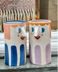 Vase/ Plant Pot FRIENDLY FACE