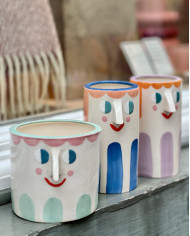Vase/ Blumentopf FRIENDLY FACE