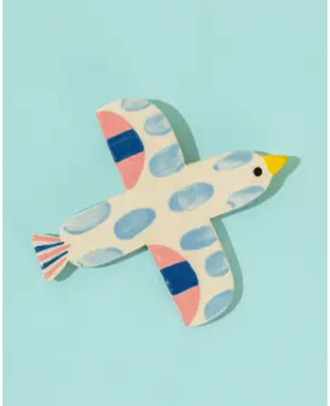 Ceramic bird BABY BLUE