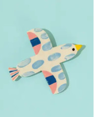 Ceramic bird BABY BLUE