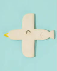 Ceramic bird BABY BLUE