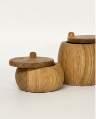 Wooden salt box
