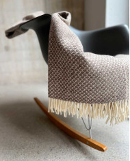 Wool blanket NUVEM ANDORINHA