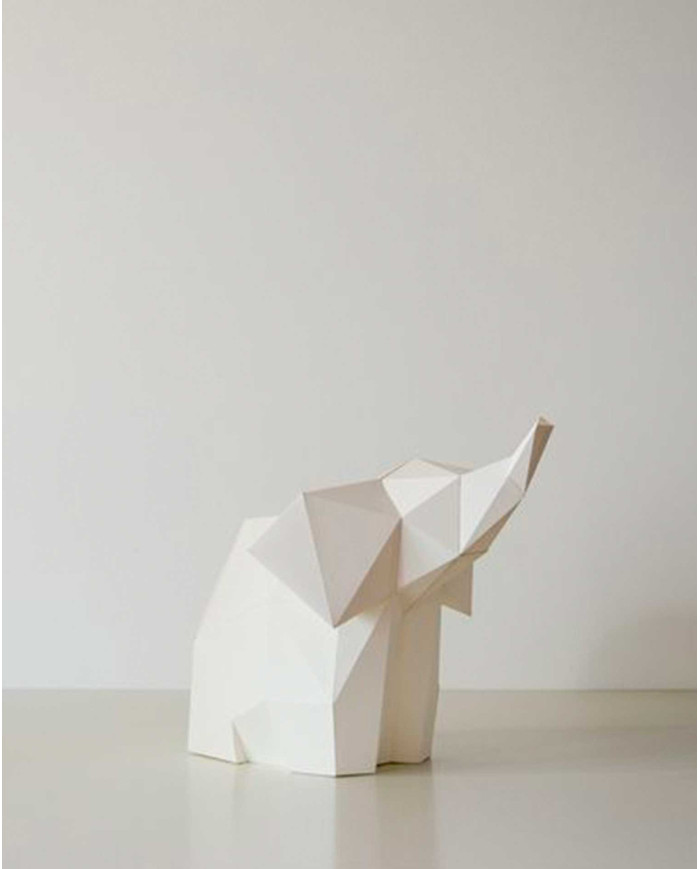 Papier-Lampen DIY-Set BABY ELEPHANT