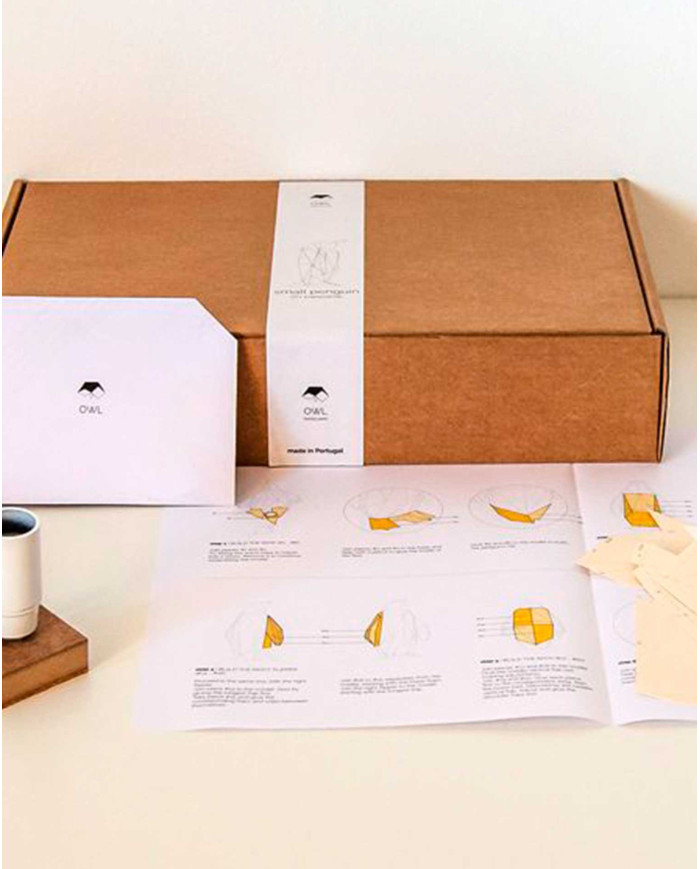 Papier-Lampen DIY-Set SMALL PENGUIN